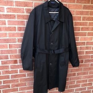 Men’s lined dress overcoat/raincoat
